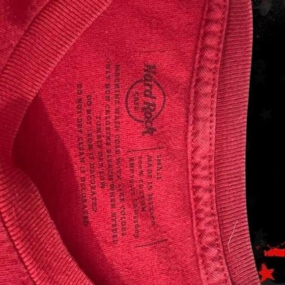 hard rich cafe Other - Hard Rich Cafe shirt Red and black with gold